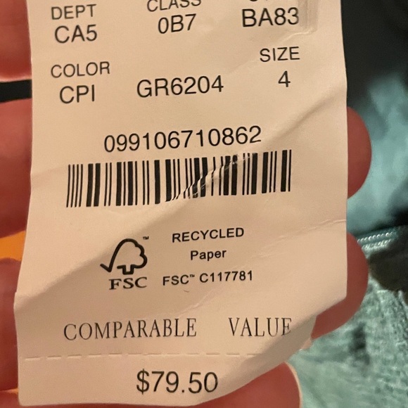 J Crew Corduroy Mini Skirt Womens Size 4 Button Front Preppy Schoolgirl NWT - Picture 4 of 8